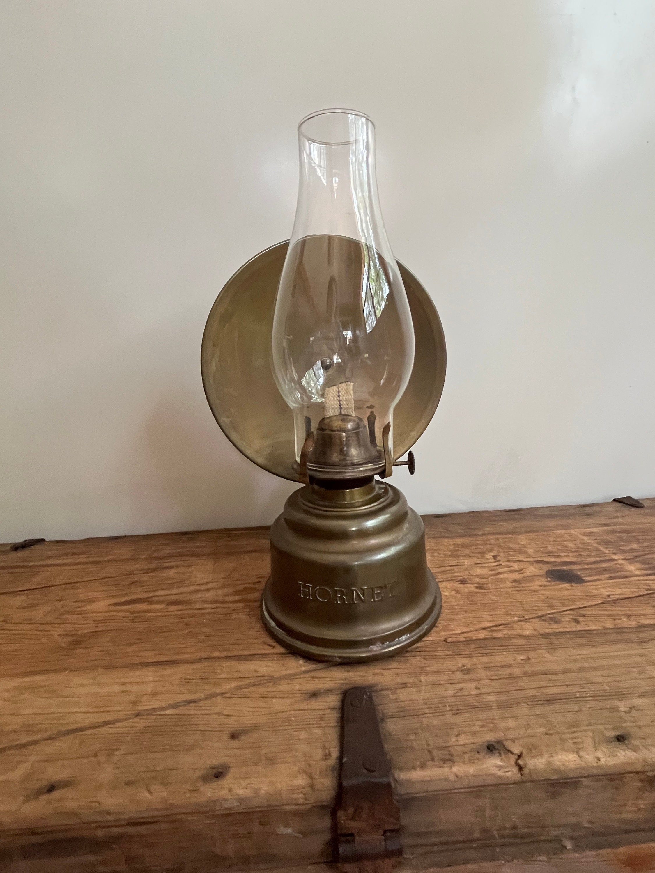 Vintage Brass Oil Lamp - Foter