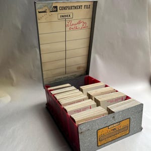 Vintage Kodak Kodaslide Compartment File Storage Case With 70s