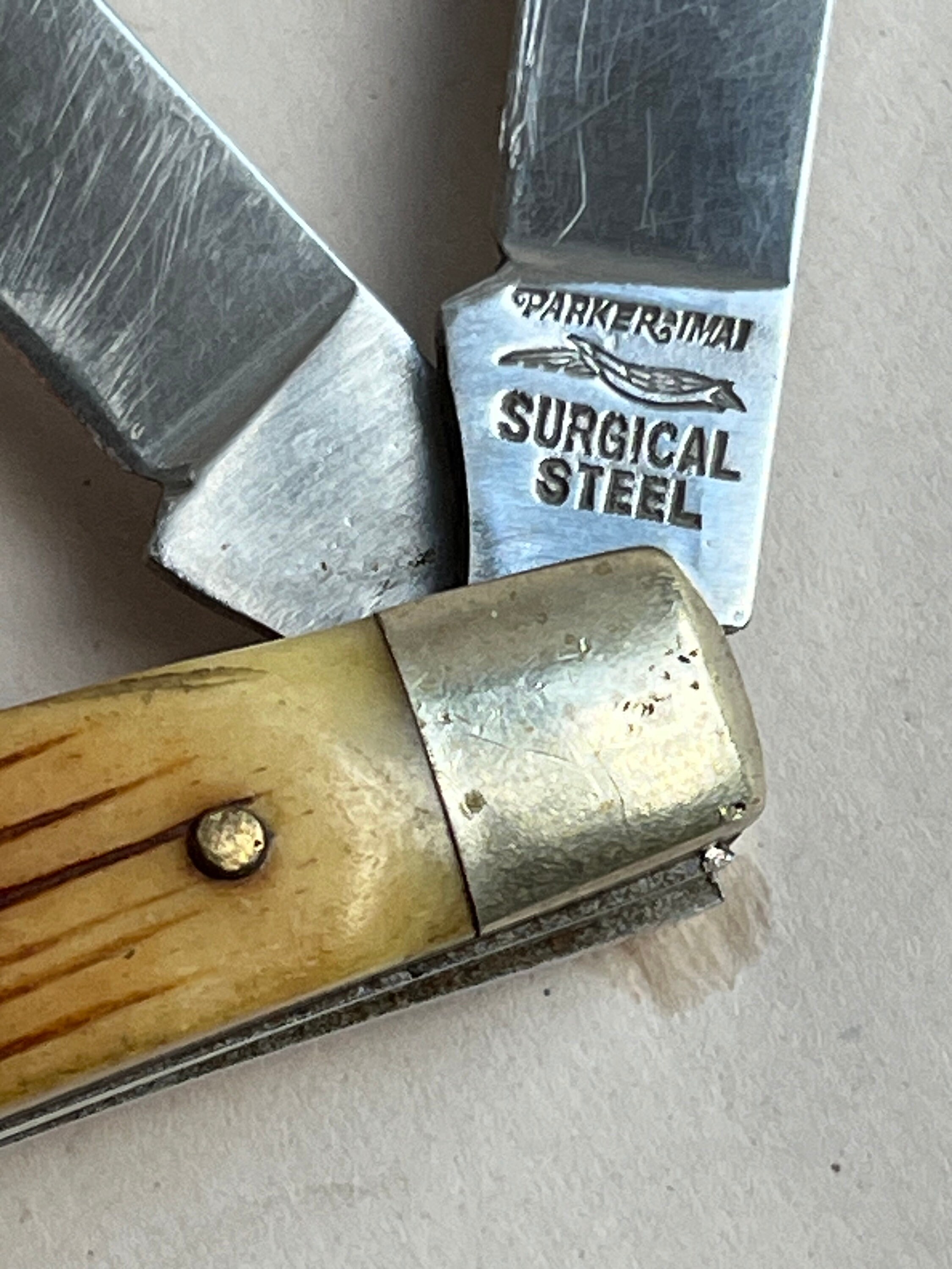 Kei分 Vintage Parker Imai Japan Surgical Steel Folding Pocket Knife K