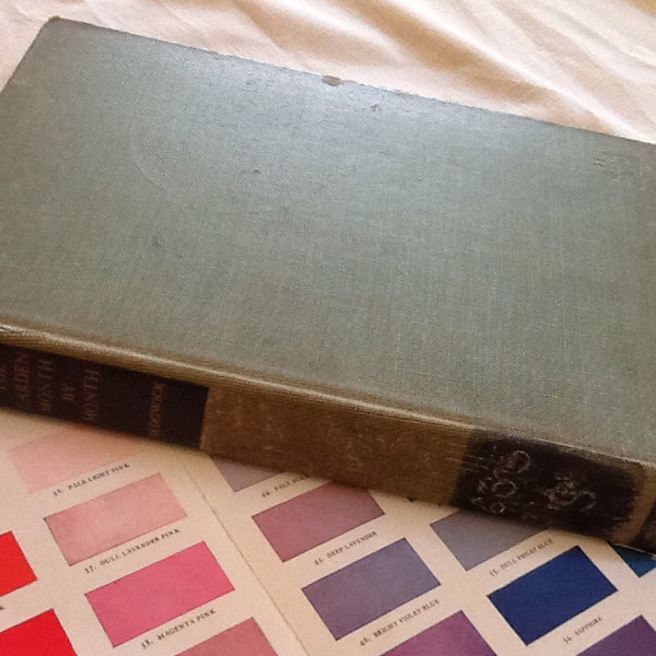 The Garden Month By Month Book & Chart by Sedgwick 1907