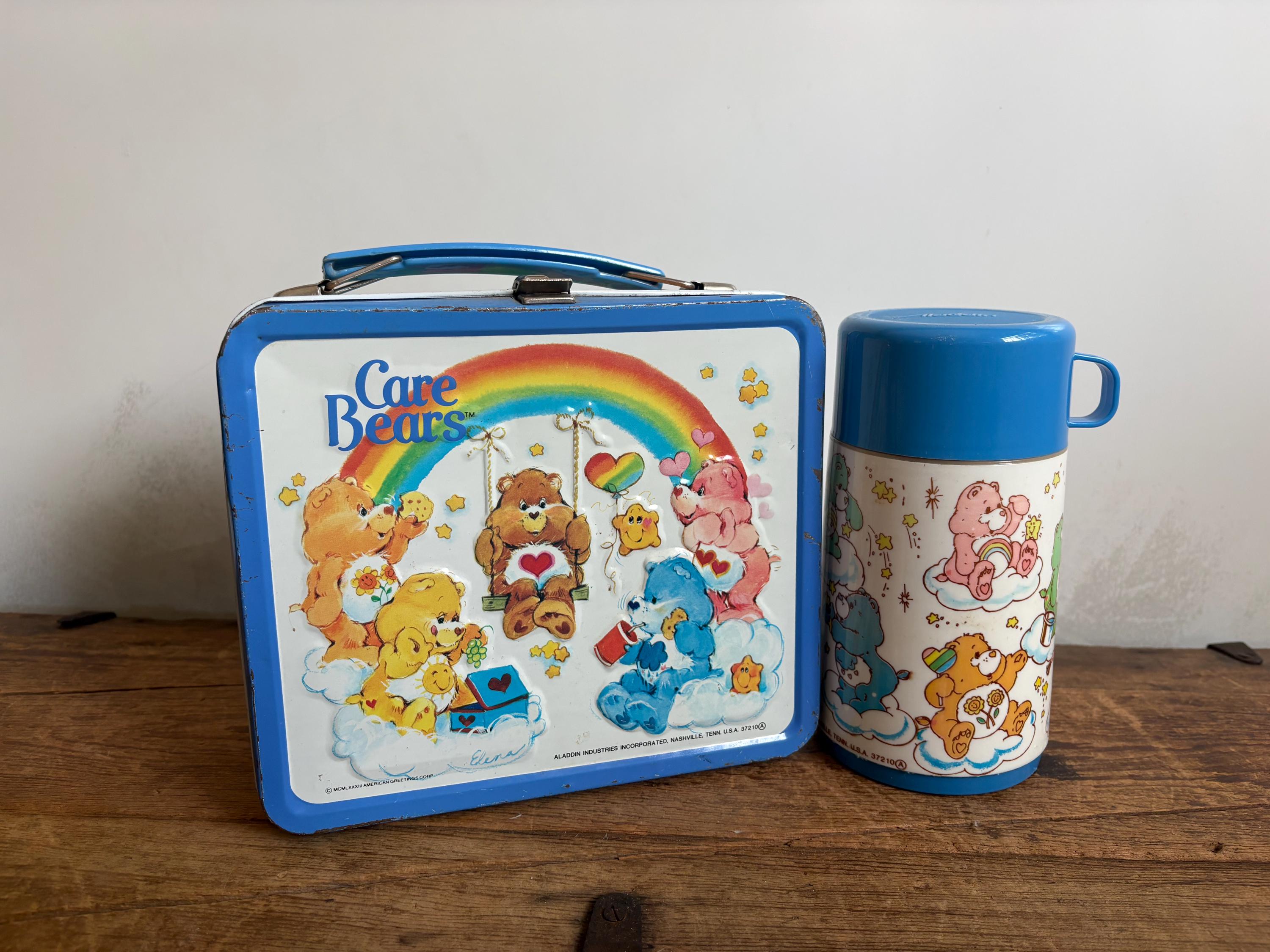 Vintage Care Bears 1983 Aladdin Metal Lunch Box and Thermos - Etsy