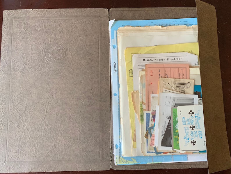 Vintage Paper Ephemera Pack 50 plus Mixed Media Scrapbook Assortment Junk Journal Art