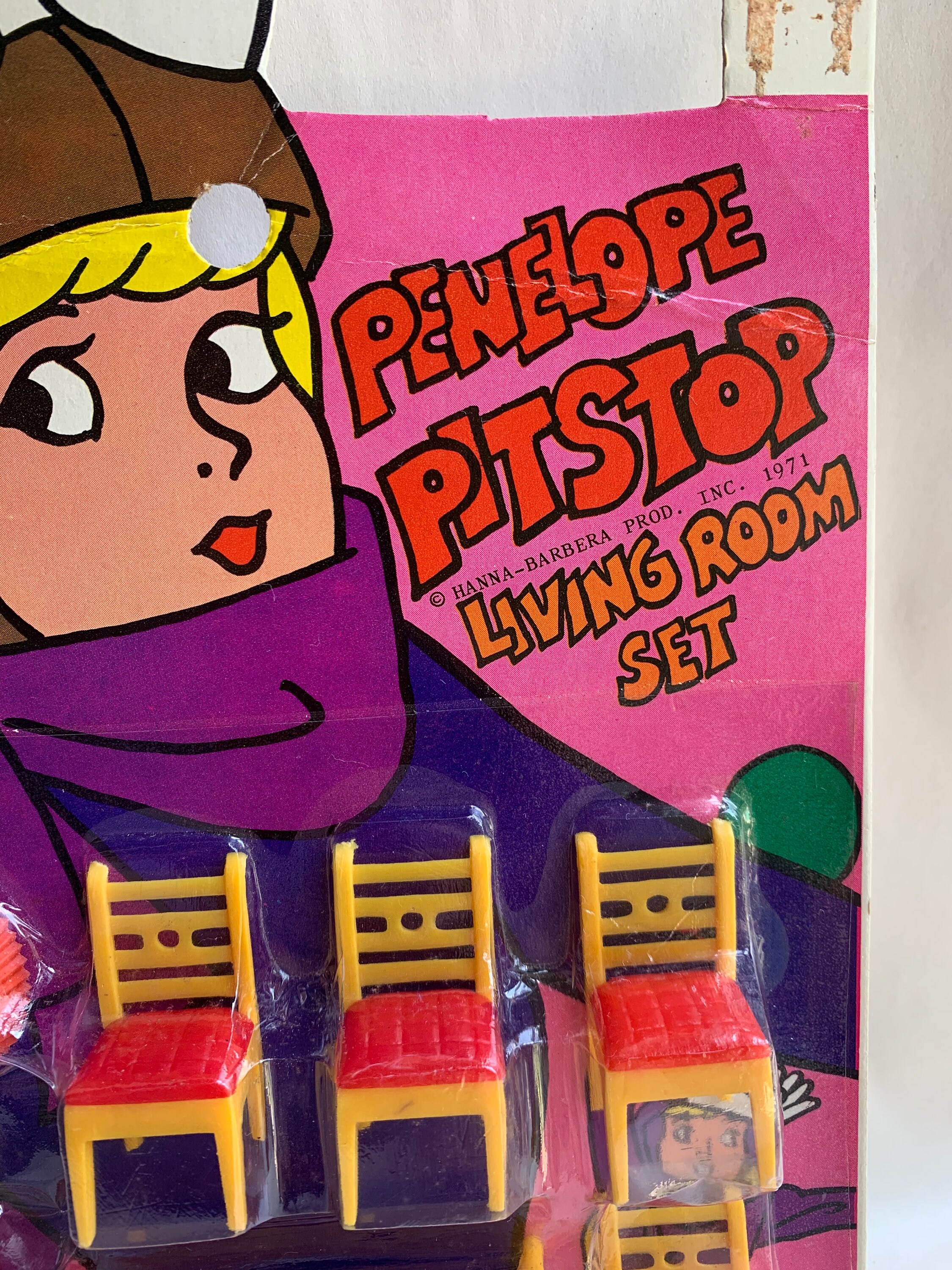 Penelope Pitstop's Toy Living Room Set Johnny Lightning