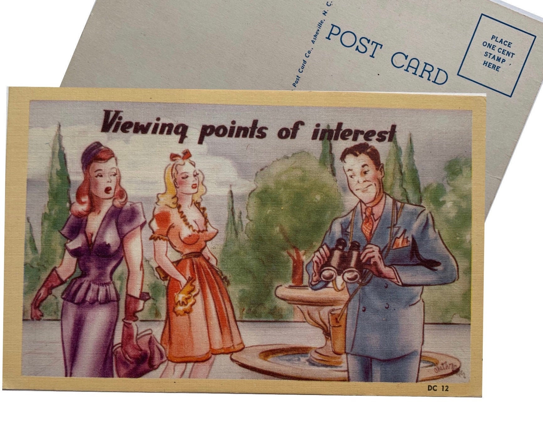 Voyeur Postcard