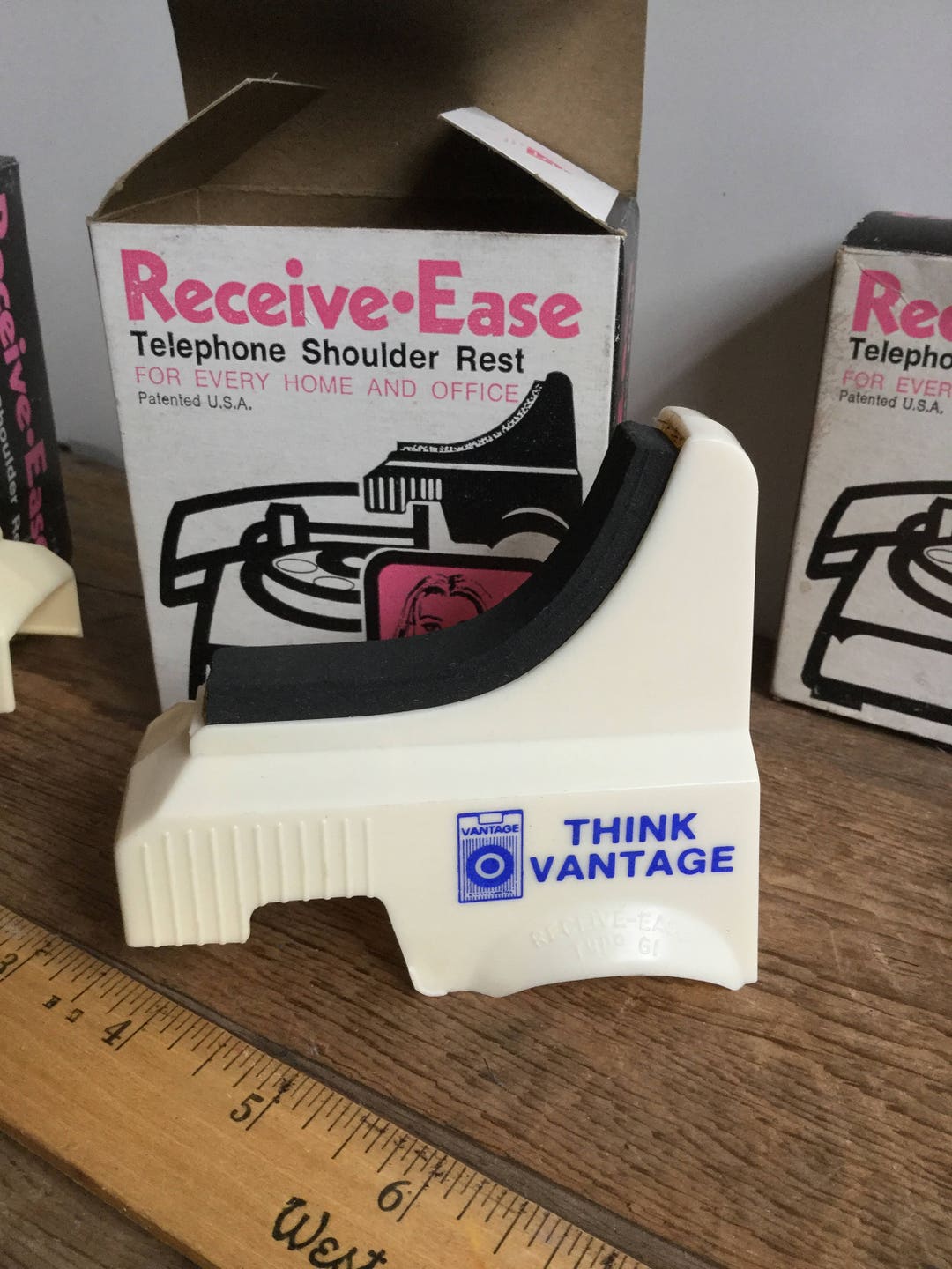 Vintage Receive Ease Telephone Rest With Think Vantage Etsy UK