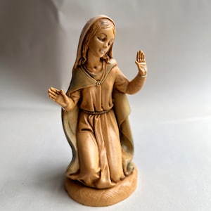 Vintage Mother Mary Nativity Fontanini Italian Depose Figure, Nativity Scene Mary