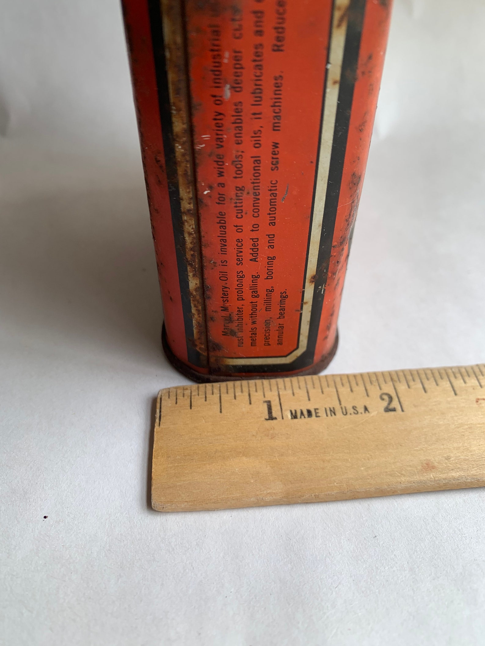 Vintage Marvel Mystery Oil Can One Pint Reinforced Lubricant | Etsy