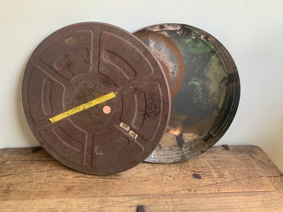 Vintage Large Kodak Co. Tin Film Reel Case Circa 1940s -  New