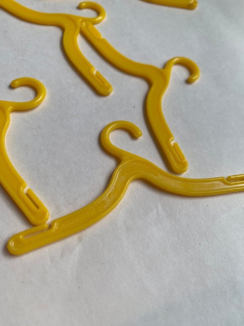 Vintage Yellow Original Barbie Doll Clothing Hangers by Mattel Etsy