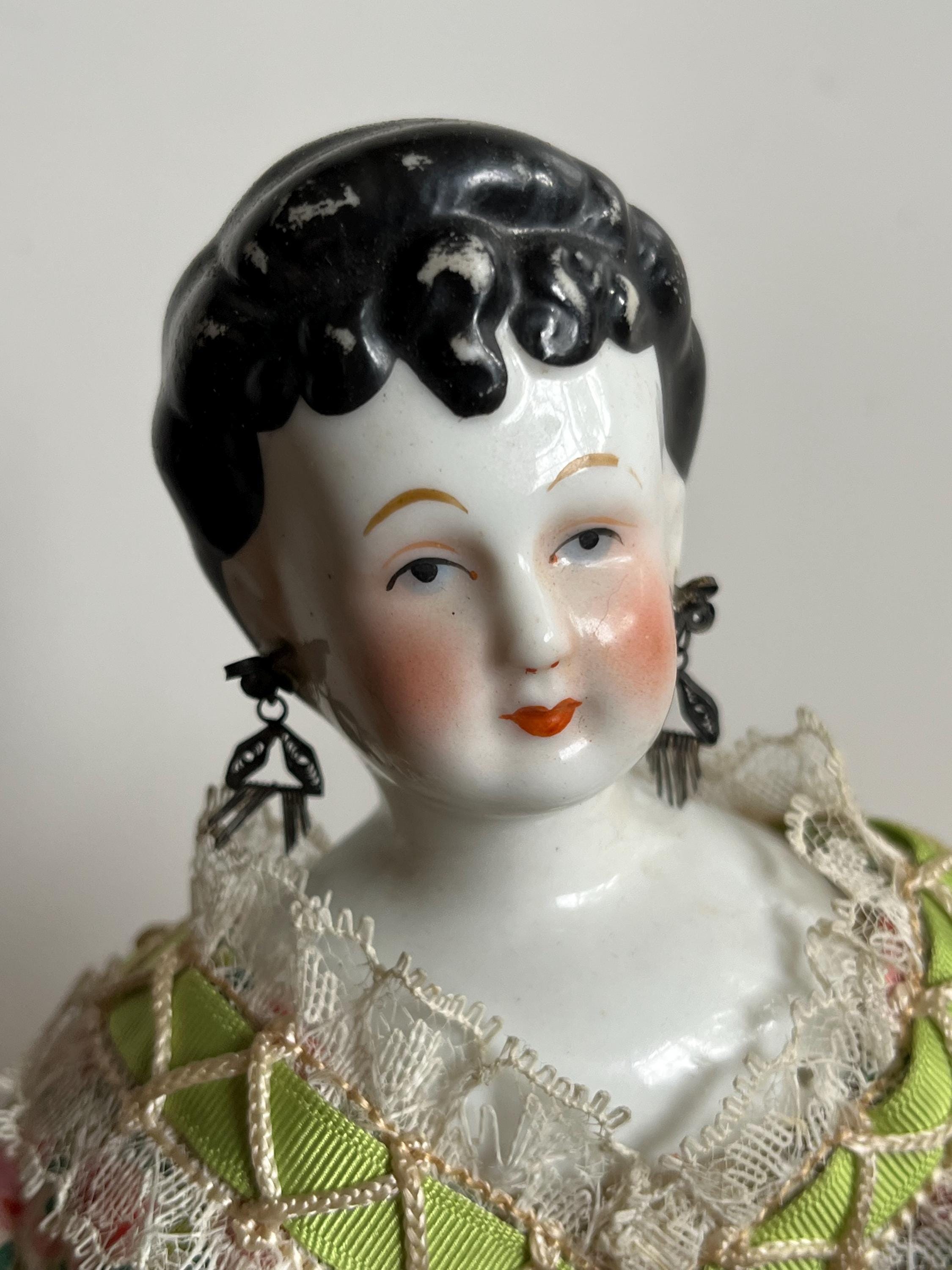 Antique Repro Countess Dagmar China Head Doll With Filigree