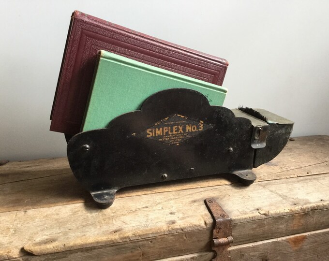 Vintage Simplex No 3 Wet Tape Dispenser Industrial Office Etsy