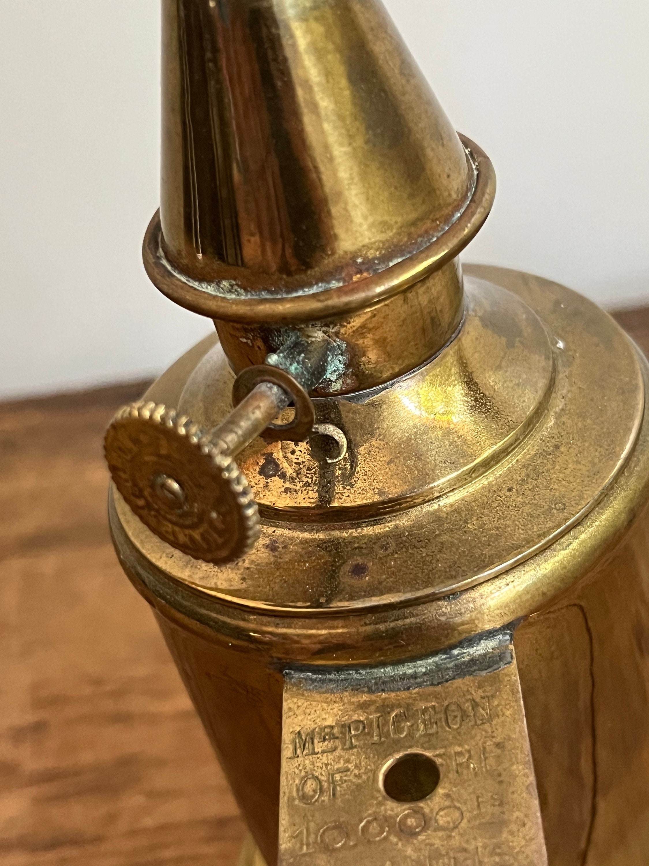 Antique French Brass Pigeon Oil Lamp - Era Lamp - Etsy