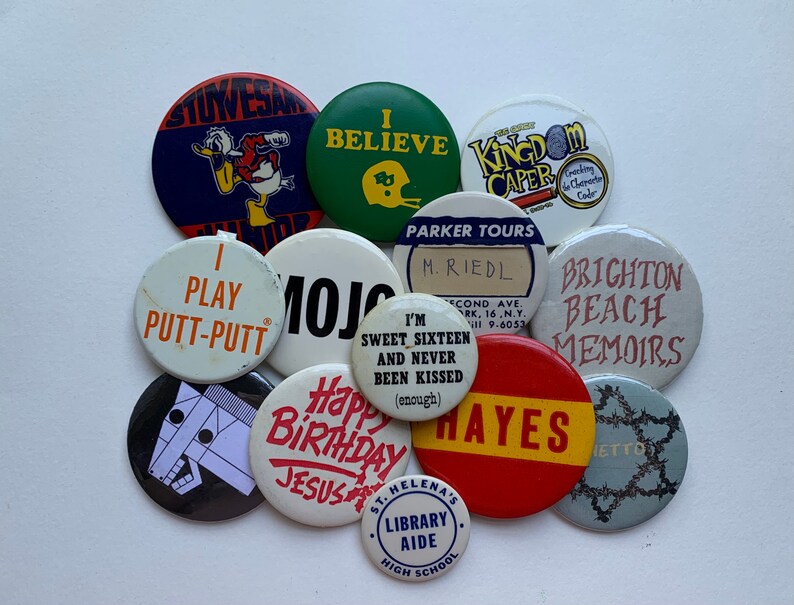 Vintage Pinback Button Pin Instant Collection - Etsy