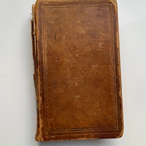 Antique 1847 The Fifth School Reader Book by S.G. Goodrich