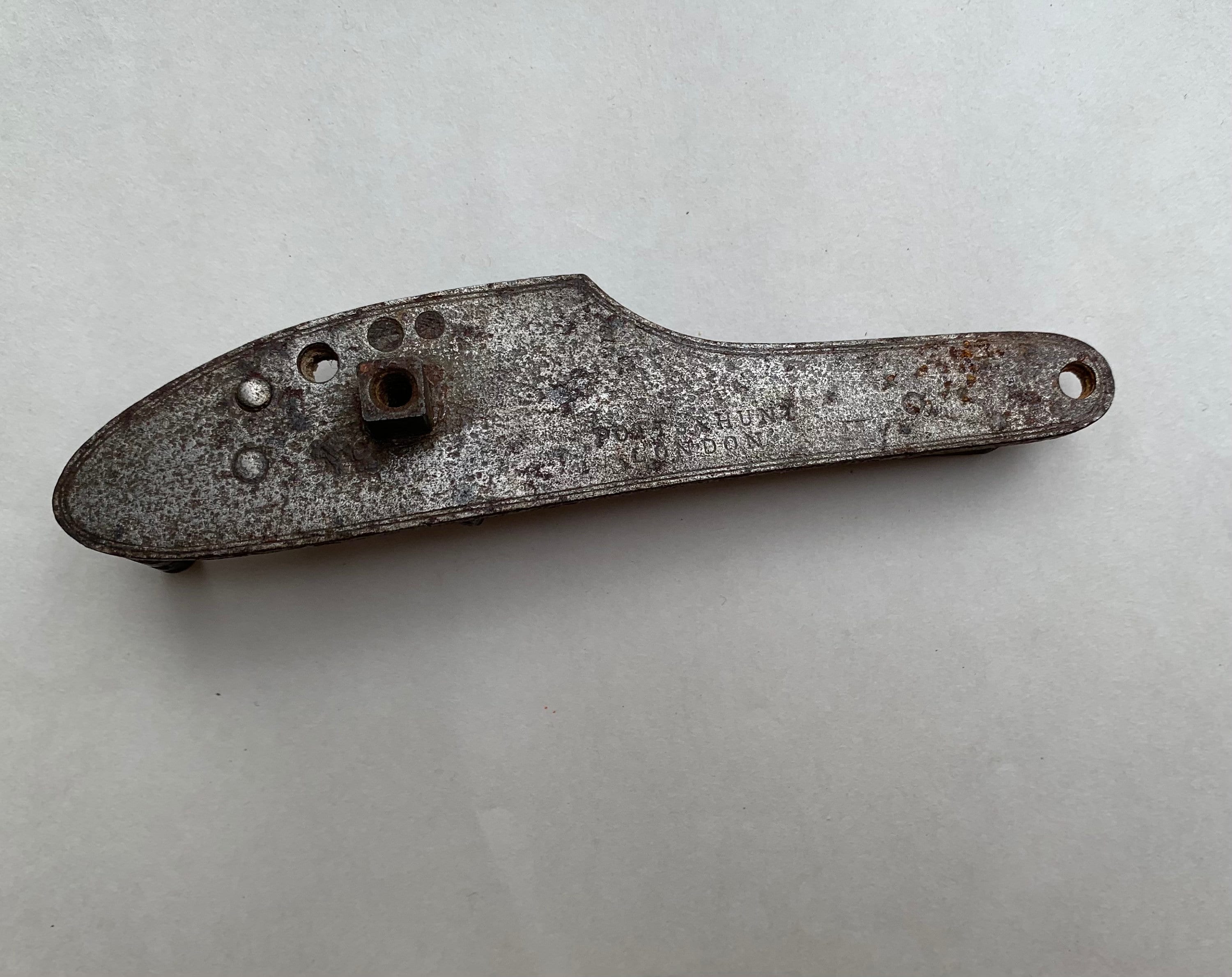 Antique Potts & Hunt London Lock Plate for Enfield Rifle Musket Civil