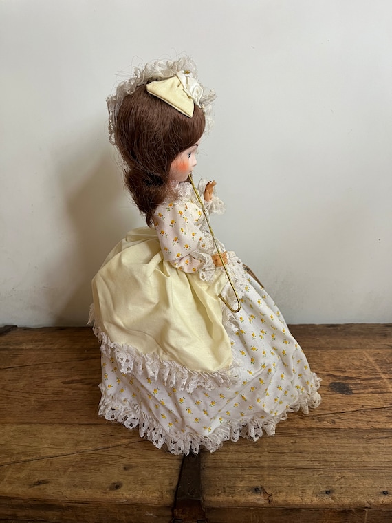 Vintage Bradley Doll Collette: Victorian Southern Belle, Yellow