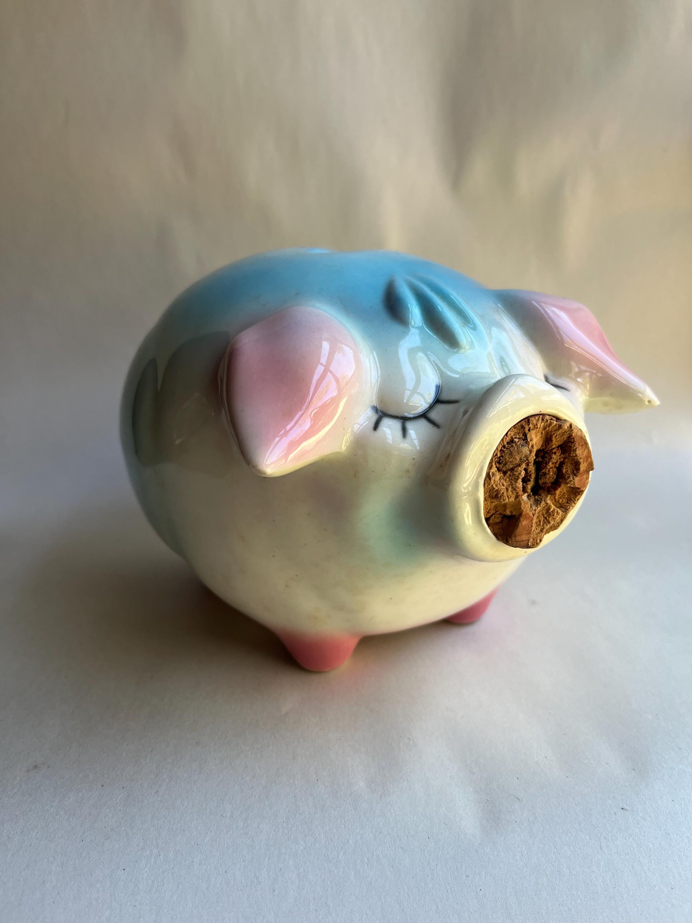 Vintage Corky Pig Ceramic Piggy Bank by Hull Pottery (1957) - Etsy