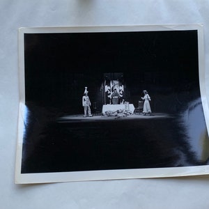 Vintage Play Photograph Stage Actors Drama
