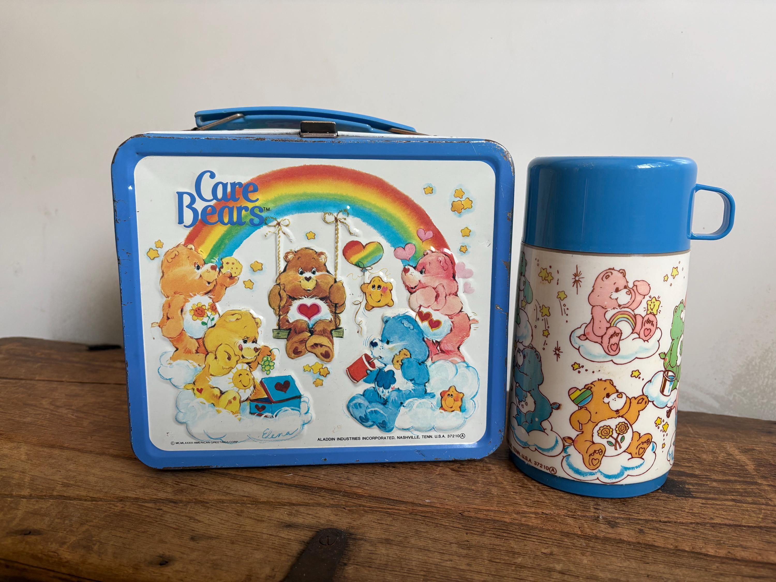 Vintage Care Bears 1983 Aladdin Metal Lunch Box and Thermos - Etsy