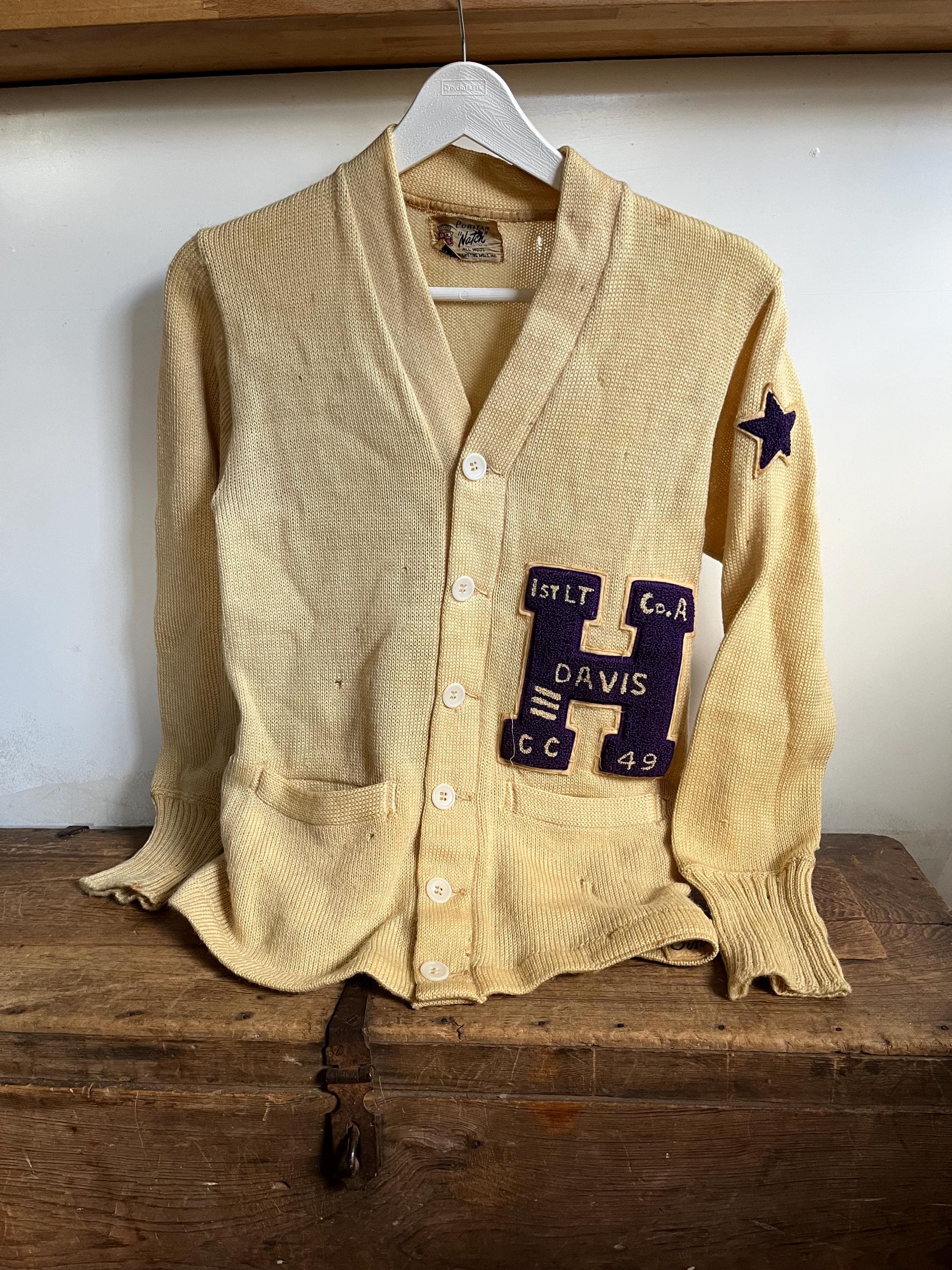 トップス 70'S VINTAGE CAMPUS CARDIGUN Vintage 1970's Campus Acrylic Cardigan Size S/XS - Etsy