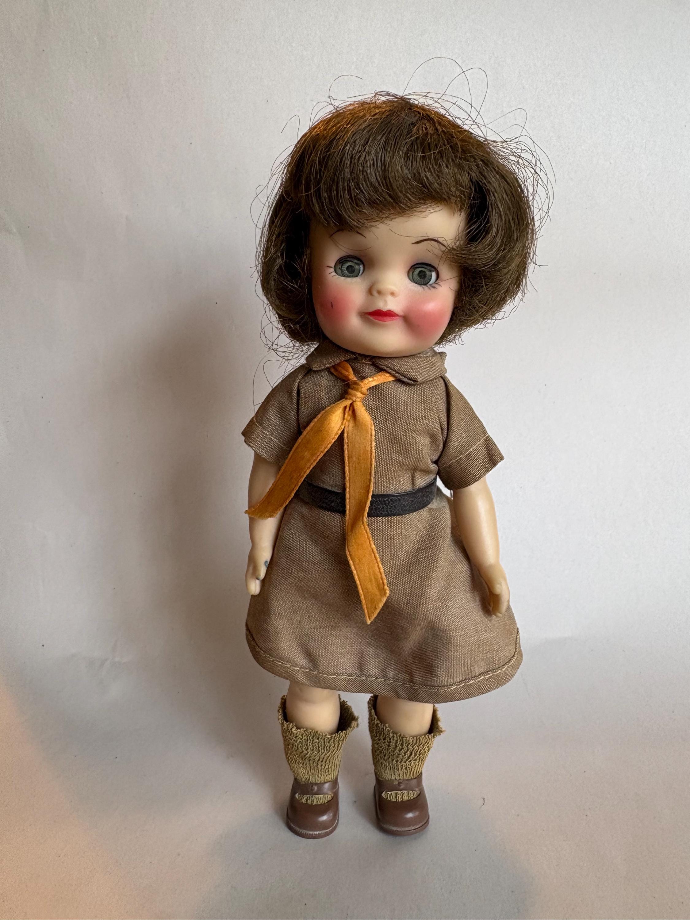 ビンテージ エファンビー ガール スカウト ドール ブラウン effanbee Effanbee Dolls 1965 - Etsy