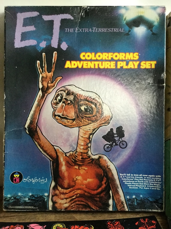 Vintage E.T. the Extra-terrestrial Color Forms Adventure Play Set