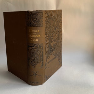 George Eliot’s Works Romola Theophrastus Such Antique Hardcover Victorian Book