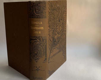 George Eliot’s Works Romola Theophrastus Such Antique Hardcover Victorian Book