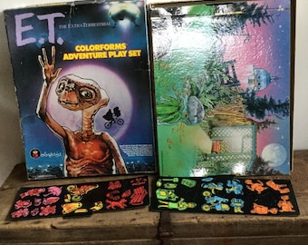 Vintage E.T. The extra-terrestrial Color Forms Adventure Play Set Kids Toy