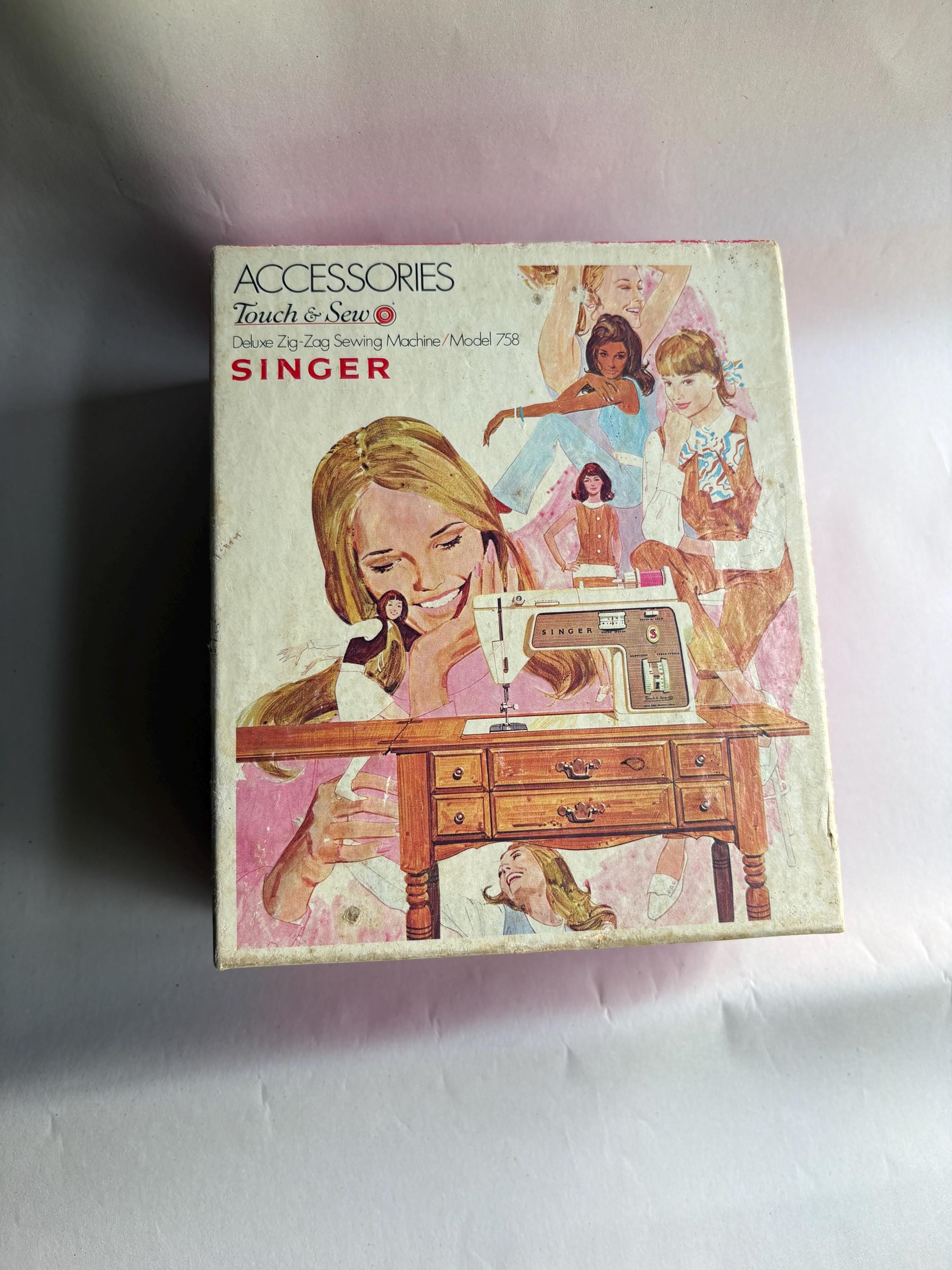 Vintage Deluxe Sewing Machine - Etsy