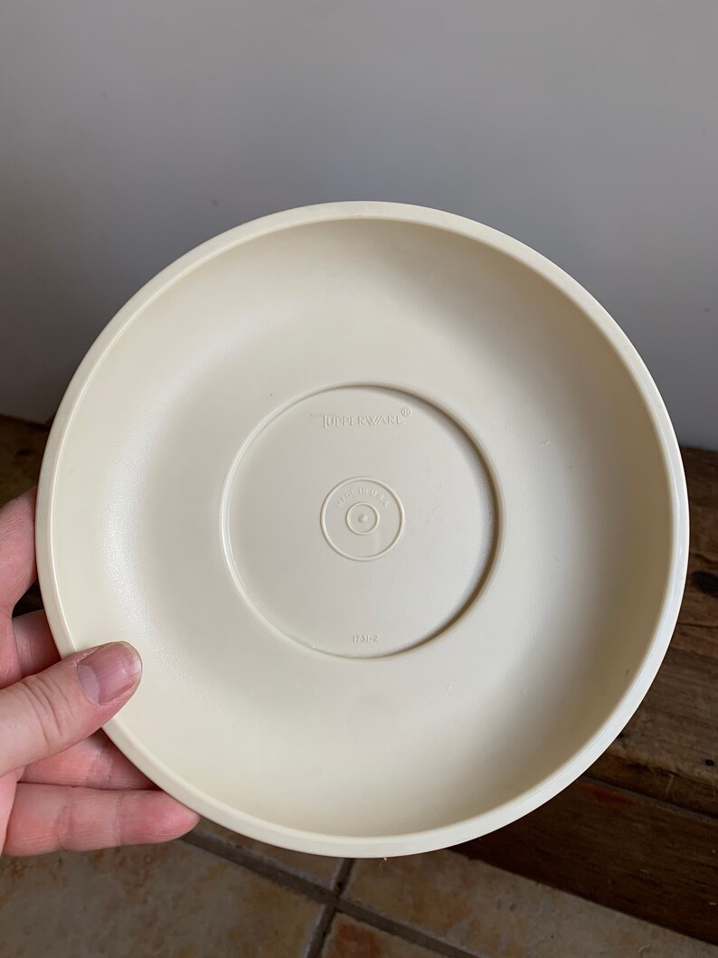 Vintage Tupperware Mini Serve It All Set Almond 1730 1731 Etsy