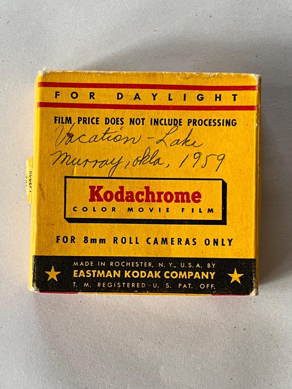 Vintage Lake Murray Oklahoma 1959 Vacation Kodachrome Color Movie