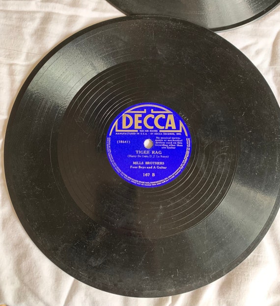 Vintage Decca RCA Victor Columbia 78 Rpm Records Collection - Etsy
