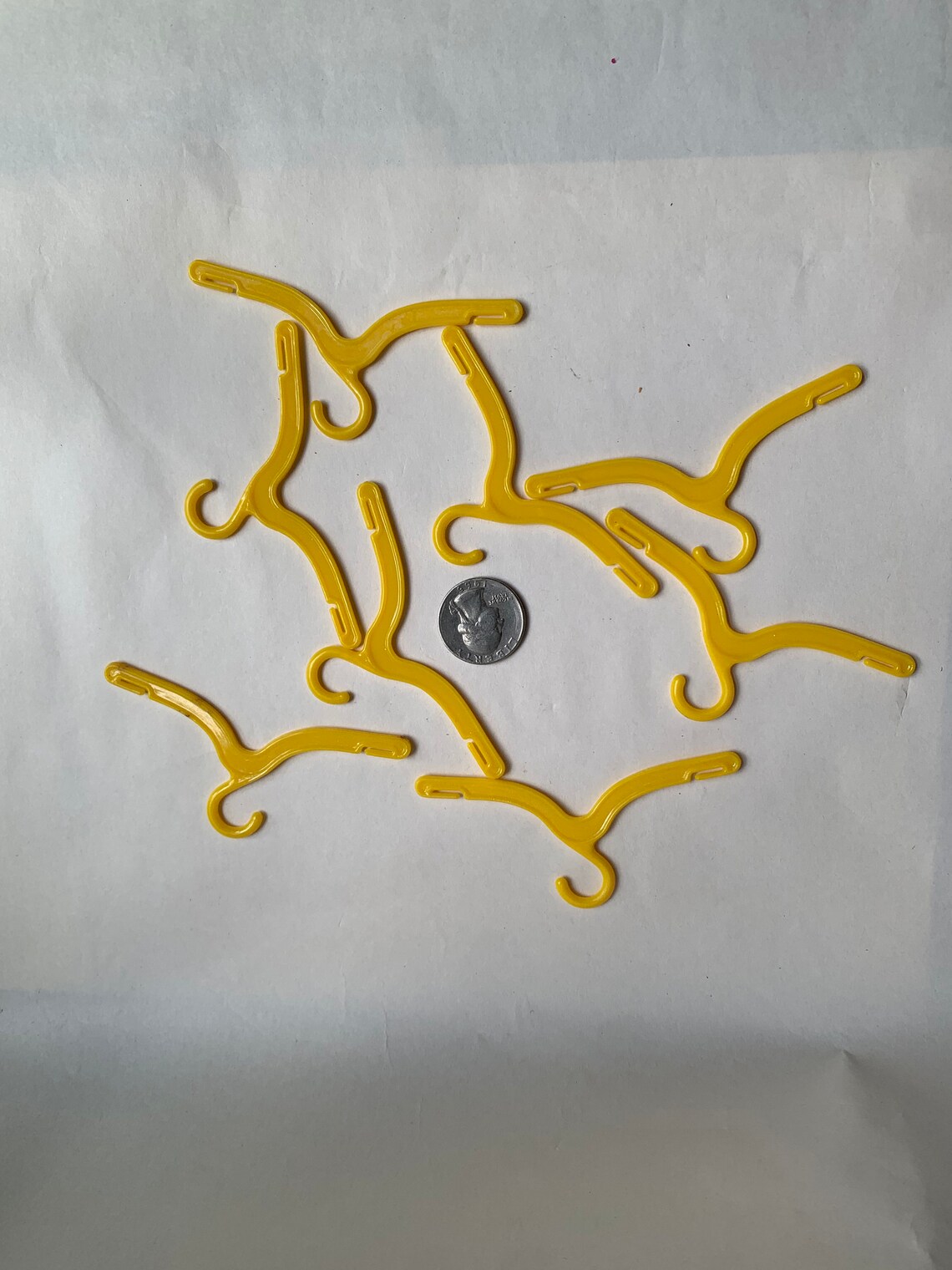 Vintage Yellow Original Barbie Doll Clothing Hangers by Mattel - Etsy