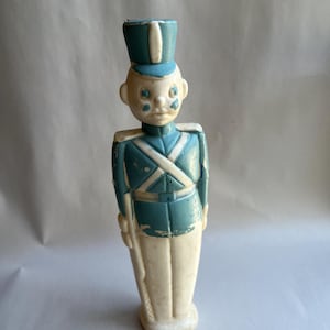 Vintage Blow Mold Toy Solider, Shoot Um Down Soldier Target Range