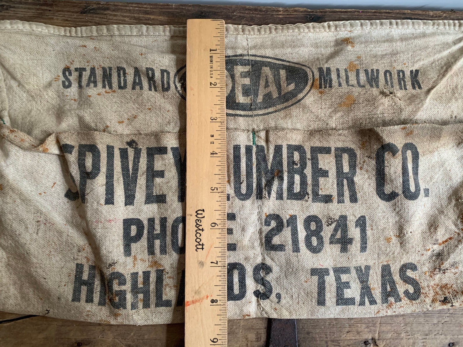 IDEAL Millwork Spivey Lumber Co Texas Hardware Duty Apron Etsy