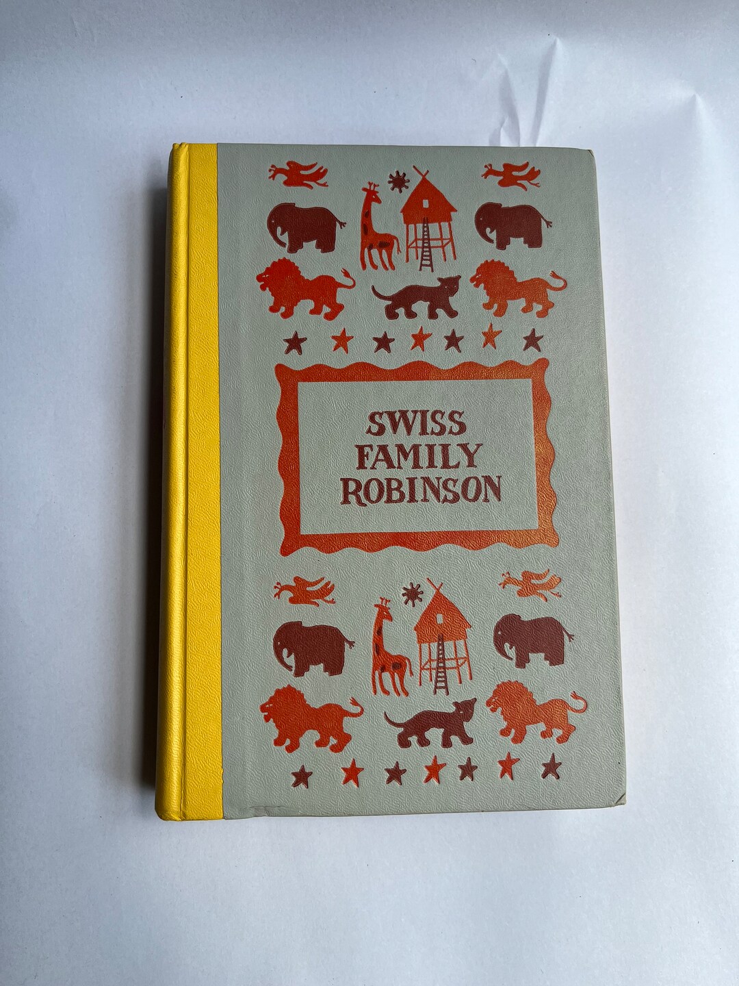 Vintage Swiss Family Robinson Book by Johann David Wyss Junior Deluxe ...