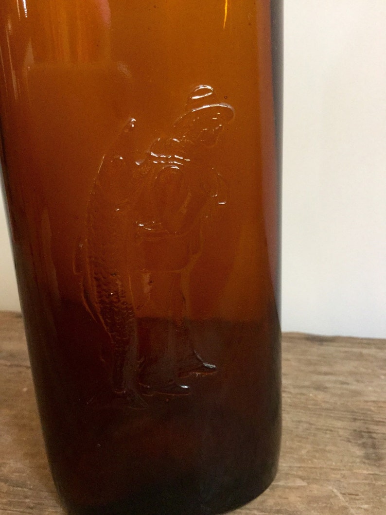 Vintage Scott's Cod Liver Oil Brown Glass Bottle Etsy