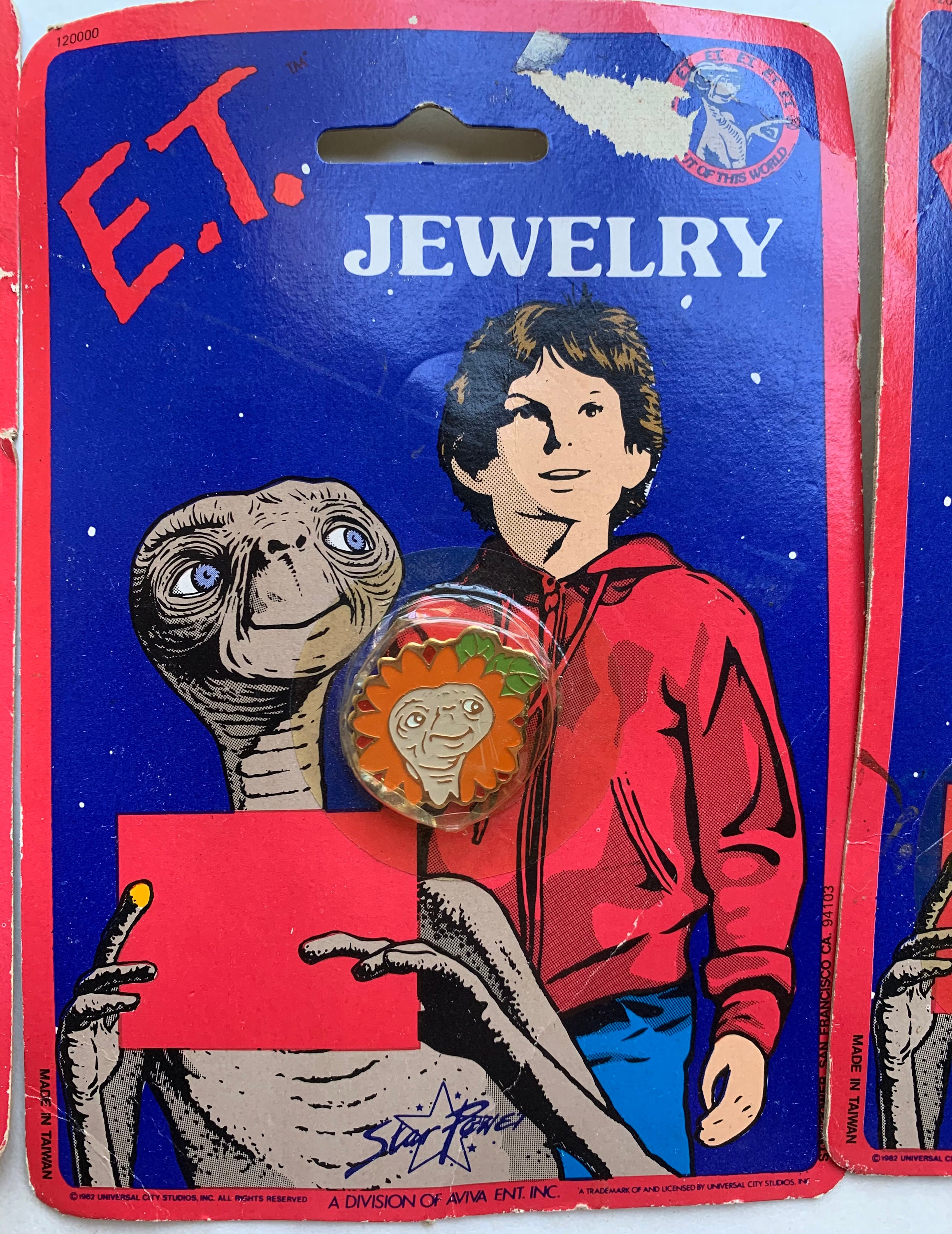 Vintage ET Movie Enamel Pins Universal Studios by Star Power