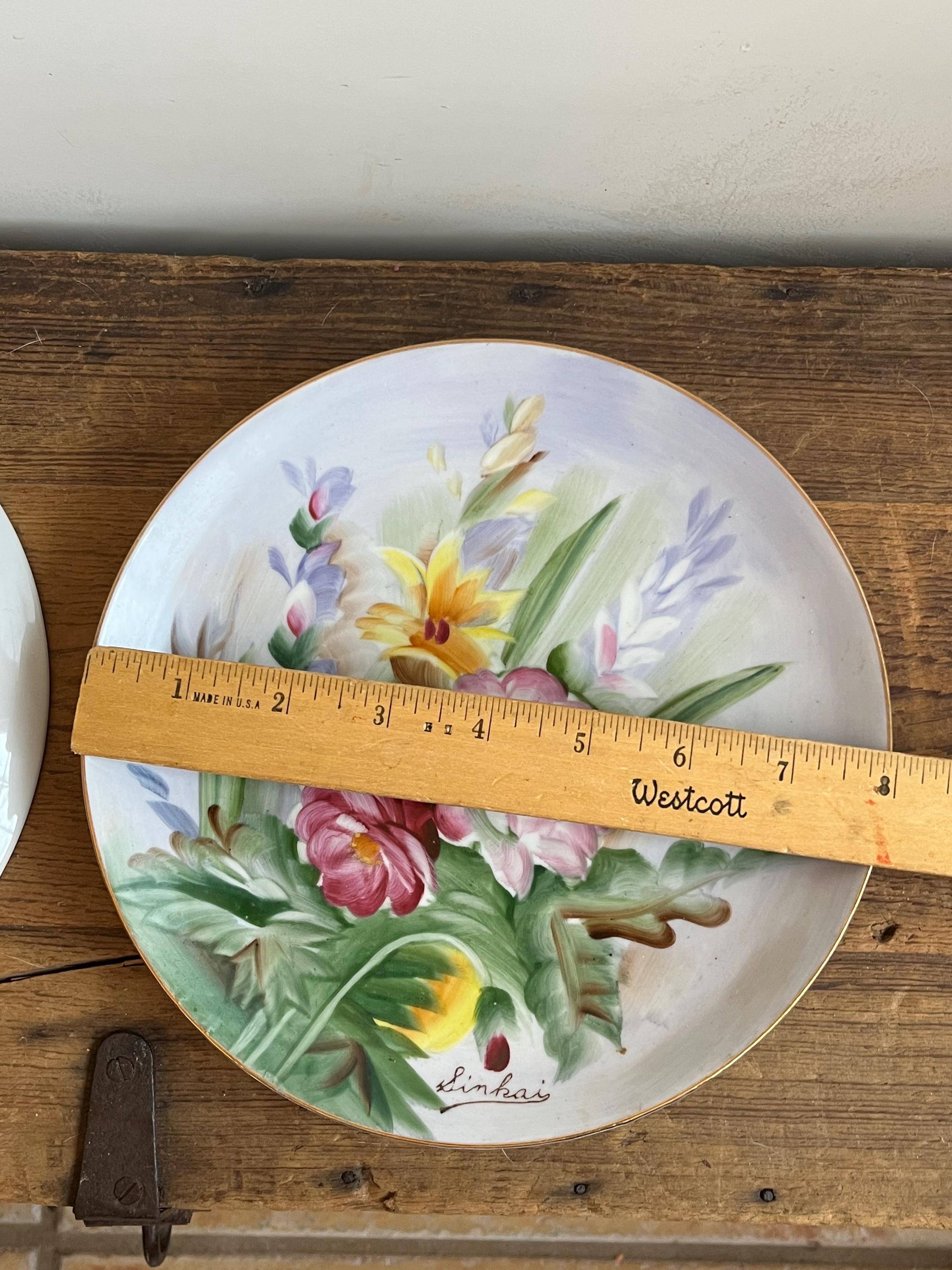 Decorative Rose Flower Wall Plate Set: Kuzuyaz and Sinkai