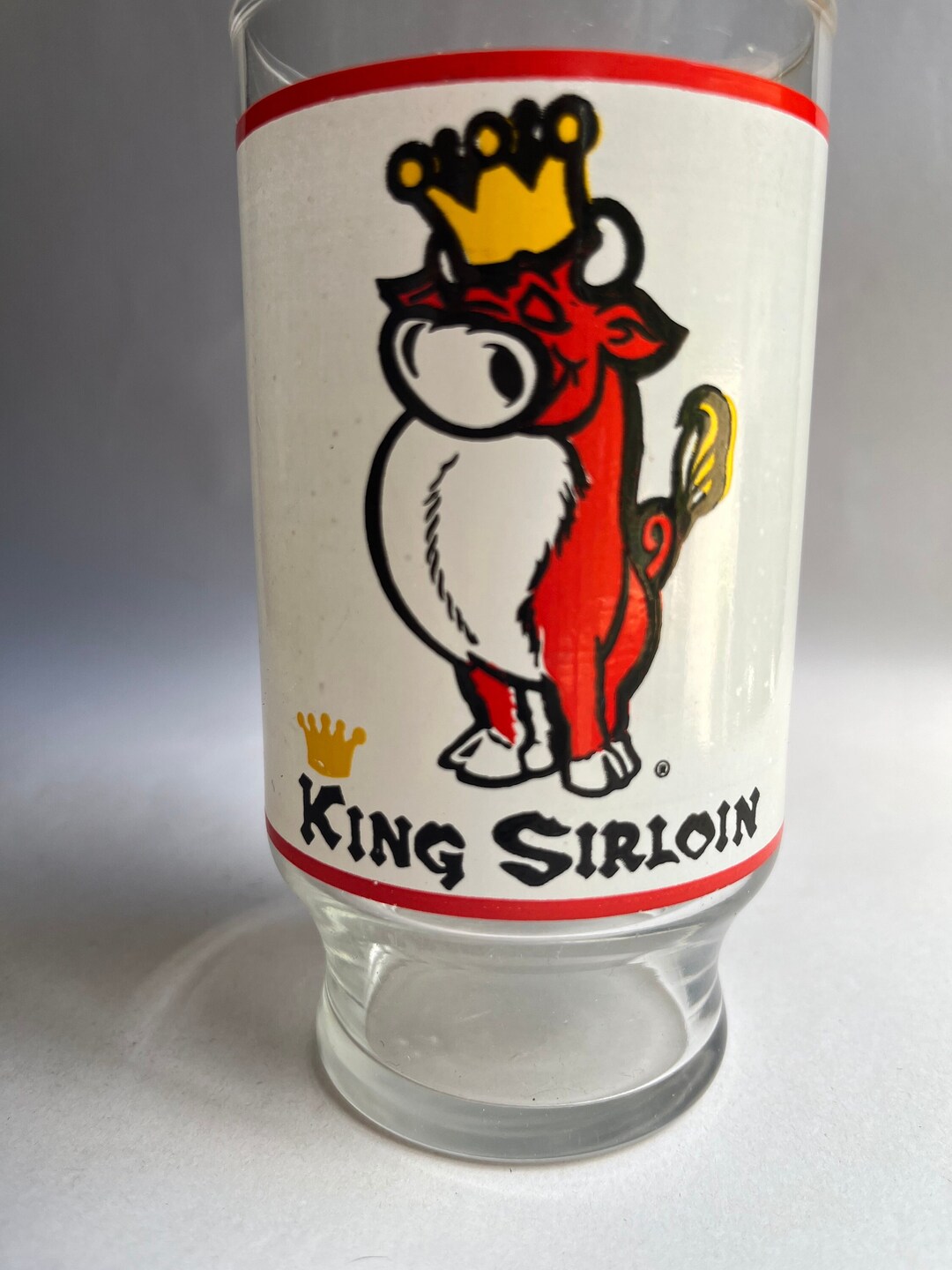 Vintage Sirloin Stockade Drinking Glass Oklahoma Restaurant Etsy