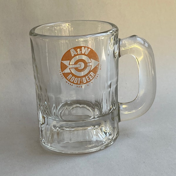 Early A&W Rootbeer Mini Mug Shot Glass