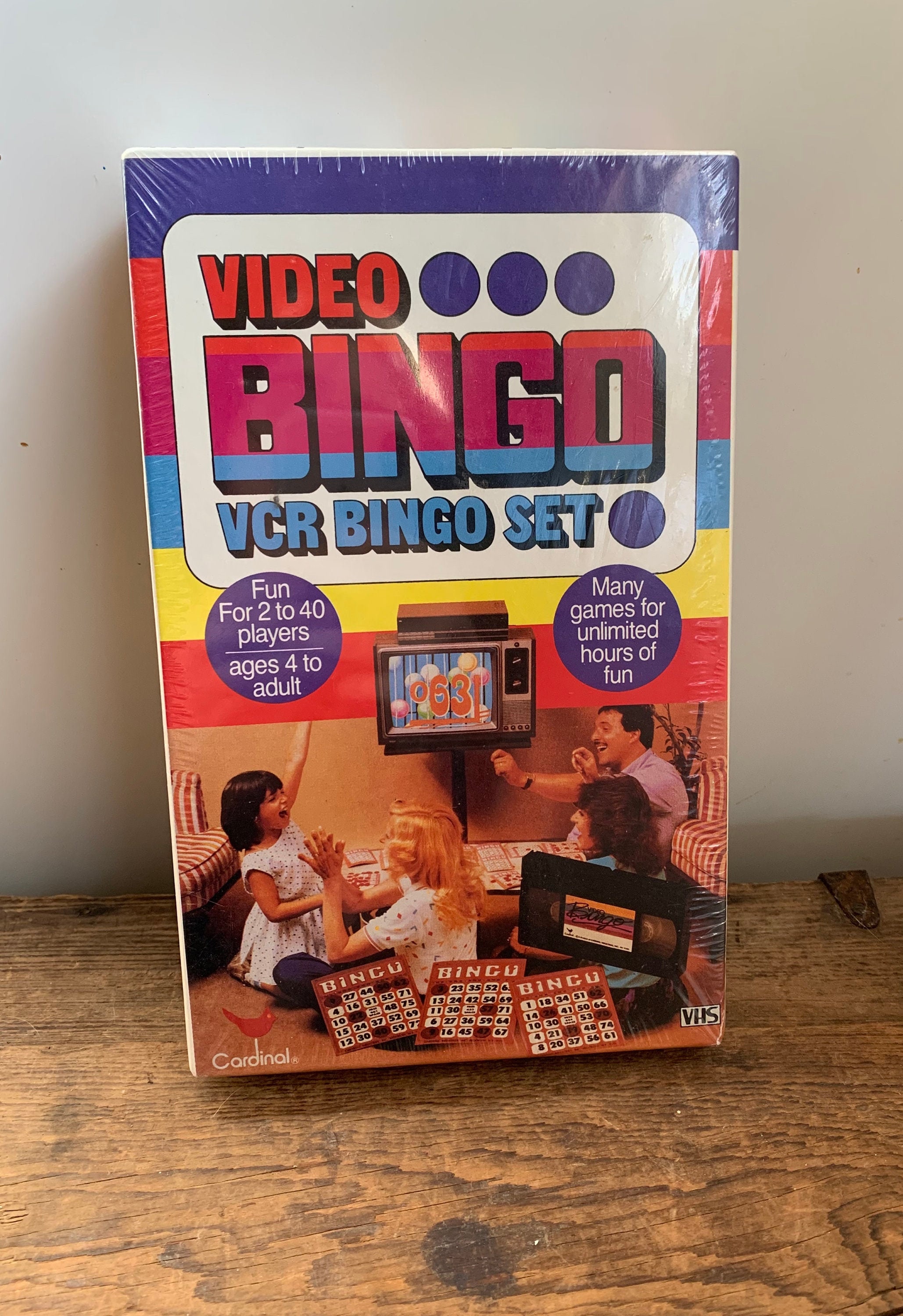 Vintage Video Bingo VCR Bingo Game Set - Etsy