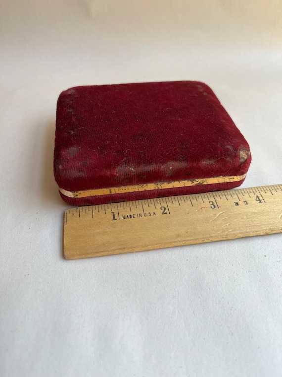 Vintage Felt Jewelry Box Collection, Earring Case - image 3