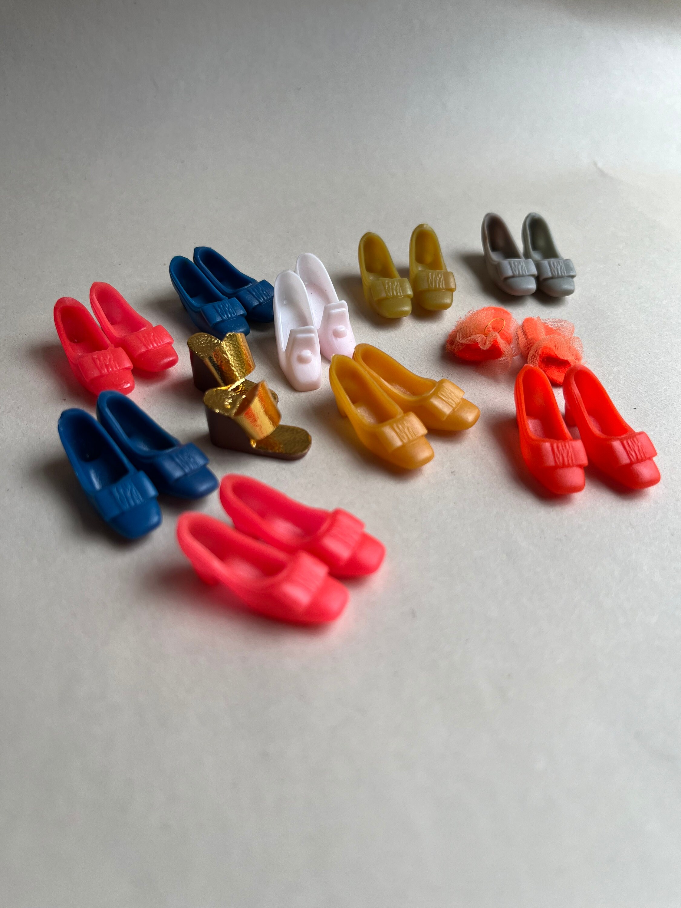 fashion 1960's Mods！　美品　貴重 Vintage Original 60s Barbie Mod Shoes Mattel Japan, Barbie Gold