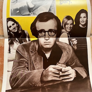 Vintage Play It Again, Sam Original Movie Poster Starring Woody Allen and Diane Keaton circa 1972