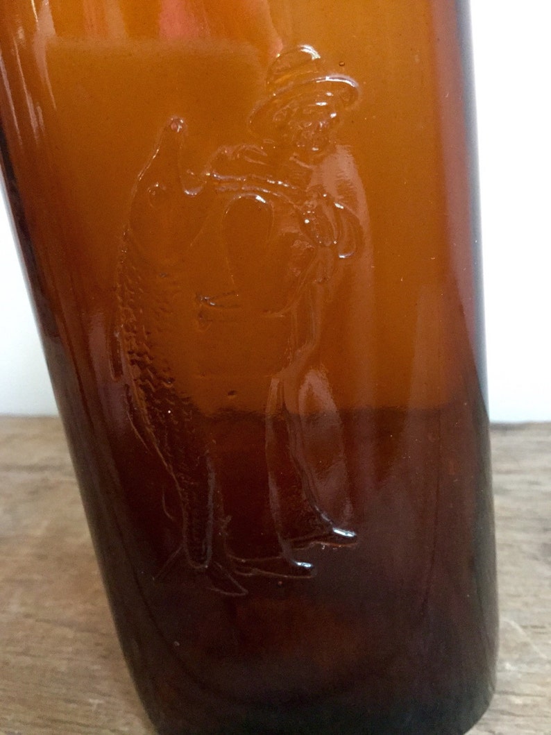 Vintage Scott's Cod Liver Oil Brown Glass Bottle Etsy