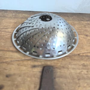 Vintage Collapsible Vegetable Strainer Steamer Stainless Steel Folding Basket