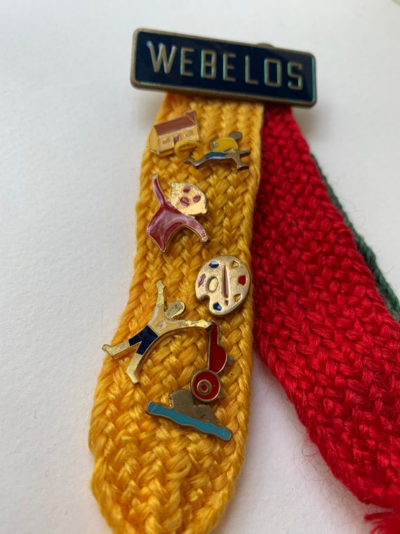 Vintage Webelos Cub Scout Activity Pin Collection - image 3