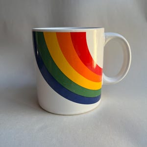 Vintage Iconic FTD Rainbow Mug, Rainbow Cup
